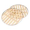 Anneome 2pcs Practical Bamboo Steamers Round Steamers for Cooking Baskets Heat Cold Resistance Lightweight for Dim Sum view 1