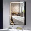 30x20 inch LED Bathroom Medicine Cabinets Surface Mounted view 1