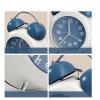 Haofy Cute Battery Operated Twin Alarm Clock with Night Light Ideal for Kids Bedroom and Living Room view 2