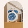 Haofy Cute Battery Operated Twin Alarm Clock with Night Light Ideal for Kids Bedroom and Living Room view 3
