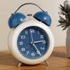 Haofy Cute Battery Operated Twin Alarm Clock with Night Light Ideal for Kids Bedroom and Living Room view 4
