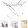 Heated Clothes Airer, 20 Bars Folding Winged Electric Drying Rack Energy-Efficient, Indoor Fast Clothes Horse for Clothing, Towels, Bedding, 147 X 94 X 54cm view 1