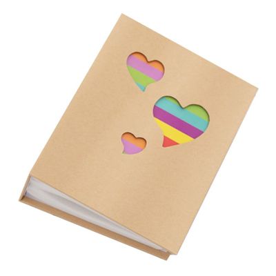 SEWACC Photo Album Keepsake Album for Boys and Girls Holds Photos Adorable Heart Design for Memories Showers and Celebrations