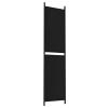 Gecheer Room Divider, 3-Panel Fabric Screen, 59.1inx78.7in, Black, Foldable Design, for Bedroom, Office, and Window view 3