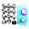 Cake Piping Nozzles Christmas Russian Piping Tips And Converter Set Cupcake Cookies Icing Dispensers Decorating Icing Nozzles view 1