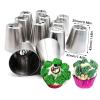 Cake Piping Nozzles Christmas Russian Piping Tips And Converter Set Cupcake Cookies Icing Dispensers Decorating Icing Nozzles view 3