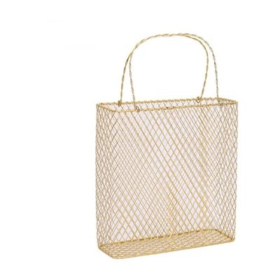 Nordic Designer Home Soft Storage Magazine Rack Storage Basket Ins Style Decorative Ornaments Bookshelf Storage Furniture (Color : E) (E)