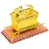 ABOOFAN Ark of, Religious Statue Gold Ark of Table Figurine Trinket Box Replica Statue Jewish Testimony Judaica Israel Table Decoration Golden 7inch view 1