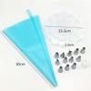 14pcs Cake Piping Nozzles Stainless Steel Piping Tips Dessert Decoration Cake Piping Shape Icing Dispensers Set view 2