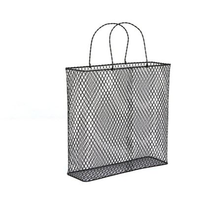 Nordic Designer Home Soft Storage Magazine Rack Storage Basket Ins Style Decorative Ornaments Bookshelf Storage Furniture (Color : D) (D)