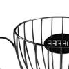 Coffee Capsules Storage Basket Creative Coffee Cups Coffee Bean Pod Organizer Family Cafe Hotel Accessories (Color : Gold) (Gold ) view 4