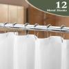 Accnicc Green Misty Forest Shower Curtain Ombre Sage Green White Waterproof Fabric Shower Curtains for Bathroom Nature Pine Tree Mountain Woodland Decorative Bath Curtain Decor (72''  72'') view 2