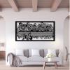 Last Supper Metal Wall Art,Last Supper Metal Wall Art by Leonardo Da Vinci Artwork,Jesus Last Supper Metal Wall Art,Last Supper Wall Decor,Jesus Line Wall Art,Gift for Christian (29"x 14"| 76x38cm, Gold) view 2