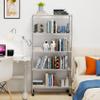 2 Pack 5 Tier Shelf Wire Shelving Unit, NSF Heavy Duty Wire Shelf Metal Large Storage Shelves Height Adjustable Utility for Garage Kitchen Office Commercial Shelving Steel Layer Shelf - Chrome view 3