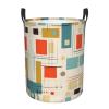 Mid Century Modern Laundry Hamper,Portable Clothes Hampers,Storage Basket Toys Storage Organizer For Home Dorm view 1