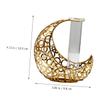 HANABASS Large Gold Moon Vase for Flowers Iron Art Decorative Vase for Centerpieces view 2