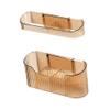 POTRUWE Umbrella Stand Holder, Wall Mounted Space Saving Umbrella Storage Drain Rack Entryway Organizer (Amber) view 1