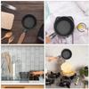 ABOOFAN 2pcs Mini Pot Set Cast Iron Sauce Pan Milk Warmer Pot Wood Handle Versatile Cooking Tool view 2