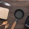ABOOFAN 2pcs Mini Pot Set Cast Iron Sauce Pan Milk Warmer Pot Wood Handle Versatile Cooking Tool view 4