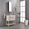 Aluminum, Bathroom Medicine Cabinet with Mirror, Recessed or Surface Mount Bathroom Wall Cabinet view 1
