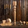 Farmhouse Wood Table Leg, Kitchen Island Legs, Dinner Table Legs, Bench Legs (32 Inch / 80 cm) view 2