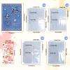 A5 Binder Photo Album with 25Pcs Inner Pages, Photocard Album with 4 Kind of Different Inner Page 6 Ring Photocard Binder Card Protectors Pages 17.8 * 3.6 * 23.5cm (Cow Star) view 4