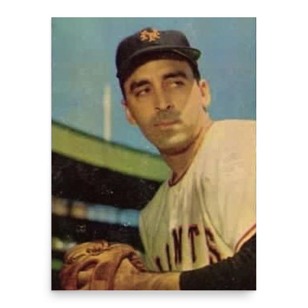 Sal Maglie Poster Print - Wall Art for Home Decor Office Living Room Bedroom, No Frame, Large 18"x24"