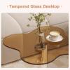 Metal End Table, Coffee Table, Side Table for Small Spaces, Indoor Accent Table for Small Spaces Living Room Bedroom Patio (Color : White Paint Board) view 4