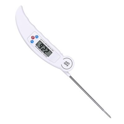 Alipis Folding Digital Meat Thermometer Display Accurate Food Probe for Cooking Grilling Baking and BBQ Tool for Meat Oil Water and Measurement