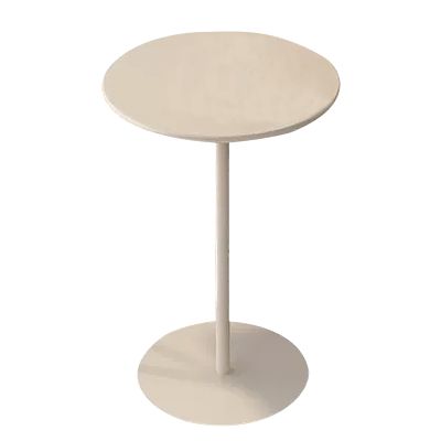 Metal End Table Round Coffee Table, Modern Style Bedside Table for Living Room Bedroom Small Side Table, Bar Table for Small Spaces Snack Table (Size : 48x48x72cm)
