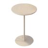 Metal End Table Round Coffee Table, Modern Style Bedside Table for Living Room Bedroom Small Side Table, Bar Table for Small Spaces Snack Table (Size : 48x48x72cm) view 1