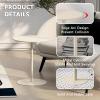 Metal End Table Round Coffee Table, Modern Style Bedside Table for Living Room Bedroom Small Side Table, Bar Table for Small Spaces Snack Table (Size : 48x48x72cm) view 3