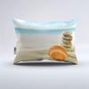 Boasorte Beach Shells Prints Duvet Cover Set | Summer Sea Style Sea Star Conch Design Bedding Set | with Soft Duvet Cover+2 Pillow Shams(3pcs) or Sheet (4pcs) (B,Queen-3PCS) view 2