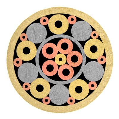 HALLMERS 90mm x 8mm (5/16") Diameter Brass Stainless Steel Mosaic Pin for Knife Handles - Knife Making Supplies Decorative Tube Round Craft Handmade Custom EDC Rivets Fastener Decorating Studs (B6)