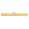 HALLMERS 90mm x 8mm (5/16") Diameter Brass Stainless Steel Mosaic Pin for Knife Handles - Knife Making Supplies Decorative Tube Round Craft Handmade Custom EDC Rivets Fastener Decorating Studs (B6) view 2