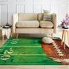 Houient American Soccer Field Rug, 4x6ft, Sports Theme Rug Mat Large Area Rugs for Kids Playroom Bedroom, Non-Skid Rubber Back Indoor Floor Carpet, Living Room Sofa Bedroom Dormitory Floor Mat view 3