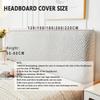 Bed Headboard Slipcover Universal Headboard Cover Double King Size Dustproof All-inclusive 180/150/200CM Elastic Velvet Modern Stretch Dustproof Bed Head Cover Slipcover Protector For Bedroom Decor ( view 2