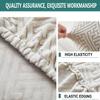 Bed Headboard Slipcover Universal Headboard Cover Double King Size Dustproof All-inclusive 180/150/200CM Elastic Velvet Modern Stretch Dustproof Bed Head Cover Slipcover Protector For Bedroom Decor ( view 4