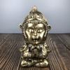 ZHONNA Statue of The Monkey King The Interior of The Room of The Chinese Mythological Journey to The West Character is Decorated with The Bronze Monkey King, 13*14*22.5cm3.2kg view 4