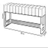 Entryway Bench, Shoe Bench for Living Room, Shoe Cabinet Bench Shoe Changing Stool Thickened Sponge Cushion 1 Layer Shoe Rack Bedroom Bed end Stool Wrought Iron Frame (Color : Orange) view 3