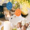 IMIKEYA 8Pcs Easter Rattan Eggs - Farmhouse Rustic Spring Easter Basket Fillers Woven Eggs Ornaments for Spring Party Home Decor Vase Filler Bowl Centerpieces view 3