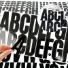400 Pcs Black Letter Stickers- 24 Sheets Large Letter Stickers 2.5 InchWaterproof Self Adhesive Alphabet Stickers for Bulletin Board Letters Kit Mailbox Numbers Labels DIY Car The Letter Stickers view 3