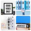 400 Pcs Black Letter Stickers- 24 Sheets Large Letter Stickers 2.5 InchWaterproof Self Adhesive Alphabet Stickers for Bulletin Board Letters Kit Mailbox Numbers Labels DIY Car The Letter Stickers view 4