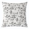 Feelyou Western Decor Reversible Throw Pillow Covers for Kids Boys Girls Wild West Cowboy Pillow Covers Home Decor 16 x 16-Inch Rodeo Cowboy Style Square Cushion Covers Set of 2 Decor White view 2