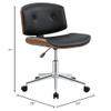 Luo Yi - CN Gaming Chair, Ergonomic Office Chair Modern Computer Desk Chair Leather Desk Chair Barstools,Executive Rolling Swivel Chair Height Adjustable Chairs for Home Office (Color : A) view 3