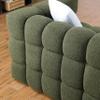 3-Seater Modern Bubble Sofa Cloud Couch with 2 Pillows, Boucl Fabric Comfy Couch, Decor Furniture for Small Spaces Living Room Bedroom Office Apartment-Olive Green view 4