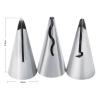 7pcs Cake Piping Nozzles Stainless Steel Piping Tips DIY Pastry Fondant Cake Icing Nozzles Decorating Tool view 2