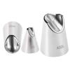3pcs Cake Piping Nozzles Set Stainless Steel Piping Tips Shape Cake Piping For Holiday Party Flower Icing Nozzles view 1