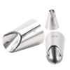 3pcs Cake Piping Nozzles Set Stainless Steel Piping Tips Shape Cake Piping For Holiday Party Flower Icing Nozzles view 3