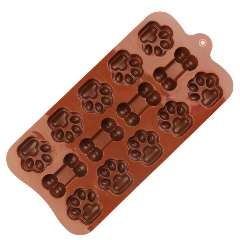 Cabilock Silicone Chocolate Mold for Diy Baking Flexible Food-grade Silicone Molds for Making Candies Cookies and Fondant for Home Use and Creative Projects